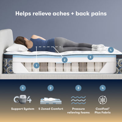 The Serta Perfect Sleeper Autumndale 14.5" Firm Pillow Top - Mattress + Adjustable Base
