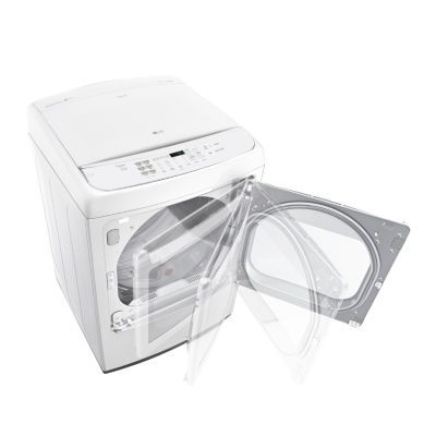 LG ENERGY STAR® 7.3 cu.ft. Capacity Smart Wi-Fi Enabled Front Control Electric SteamDryer™