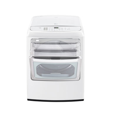 LG ENERGY STAR® 7.3 cu.ft. Capacity Smart Wi-Fi Enabled Front Control Electric SteamDryer™