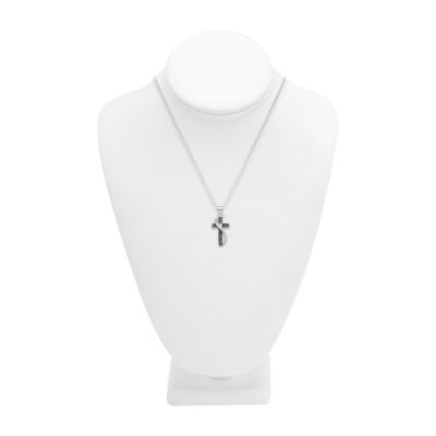 Sparkle Allure 2-pc. Crystal Pure Silver Over Brass Cross Jewelry Set