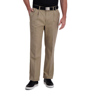 Haggar® Mens Cool Right Performance Classic Fit Pleated Pant - JCPenney