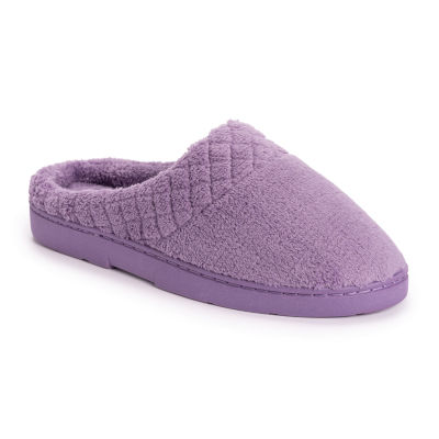 Muk Luks Quilted Womens Clog Slippers