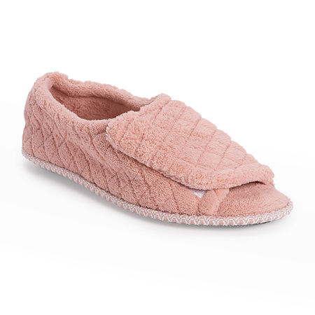  -Muk Luks Marylou Micro Chenille Slide Womens Slip-On Slippers