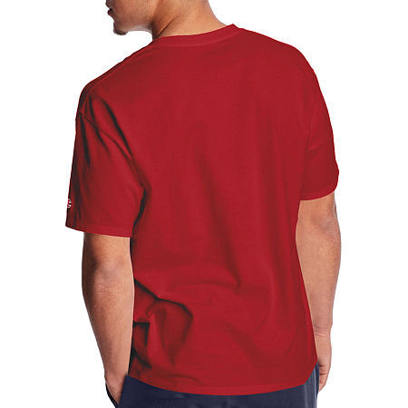 Champion Graphic Jersey Mens Crew Neck Short Sleeve T-Shirt, Xx-large, Red