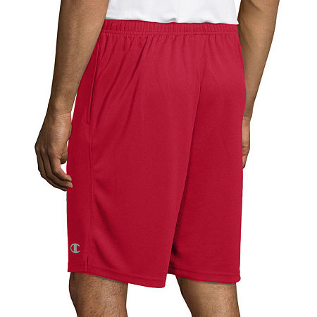 Champion 10 Inch Mens Workout Shorts, Small, Red