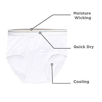 VTG Stafford Underwear Briefs Size 44 White Gold JC Penny 2XL XXL 1 Pair  NEW