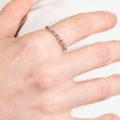 Womens 2MM Sterling Silver Band