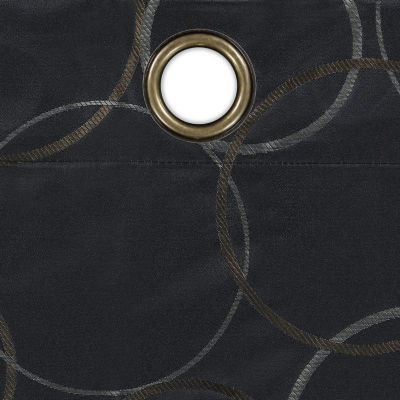 Eclipse Meridian Blackout Grommet Top Single Curtain Panel