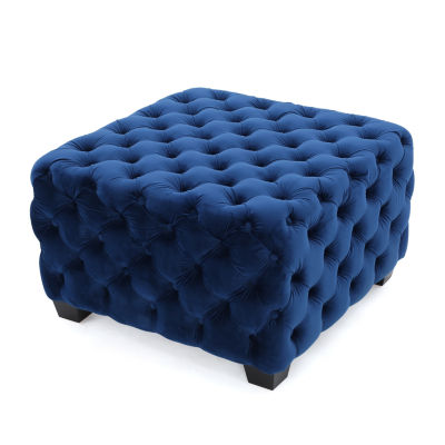 Jaymee Wooden Ottoman