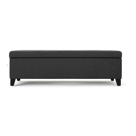 York Storage Ottoman, One Size, Gray