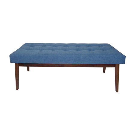 Flavel Ottoman, One Size, Blue