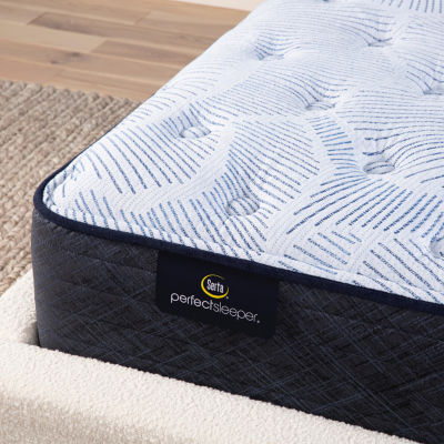 Serta Perfect Sleeper Blue Lagoon Nights 13.5" Plush Tight Top - Mattress + Box Spring