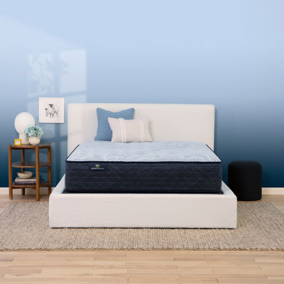 Serta Perfect Sleeper Blue Lagoon Nights 13.5" Plush Tight Top - Mattress + Box Spring