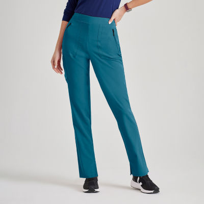 Barco Unify Bup601 Purpose 5-Pocket High-Rise Slim Leg Womens Stretch Fabric Moisture Wicking Scrub Pant