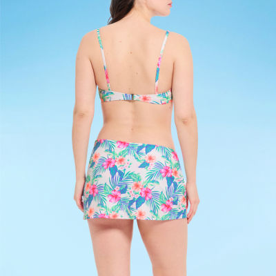 Decree Womens Adjustable Straps Juniors Bralette Bikini Swimsuit Top