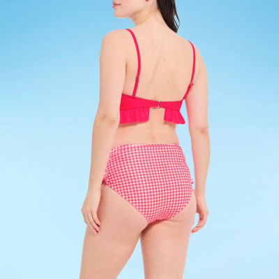 Decree Womens Adjustable Straps Juniors Bralette Bikini Swimsuit Top