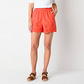【Peaceminusone】 Daisy Shorts #3 Red Misses Product_size Red Shorts for Women - JCPenney