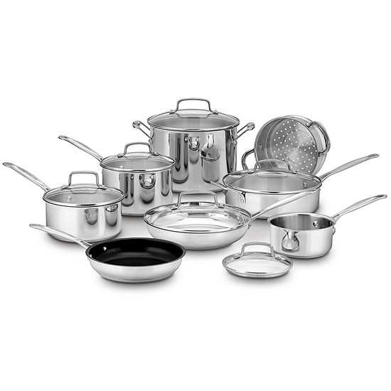 Cuisinart® Chef's Classic™ 14-pc. Stainless Steel Cookware Set