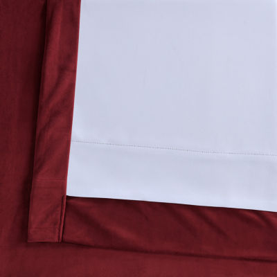 Exclusive Fabrics & Furnishing Signature Extra Wide Velvet Energy Saving Blackout Grommet Top Single Curtain Panel