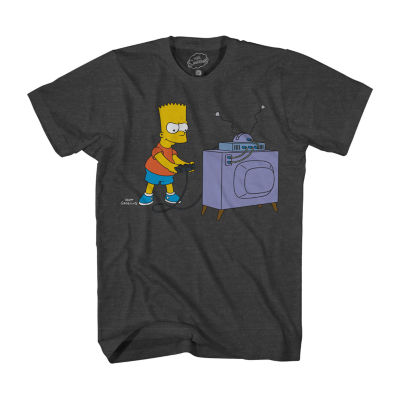 The Simpsons Little & Big Boys Crew Neck Short Sleeve Graphic T-Shirt