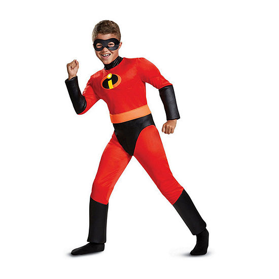 The Incredibles Dash Classic Muscle 3-Pc. Little & Big Boys Costume