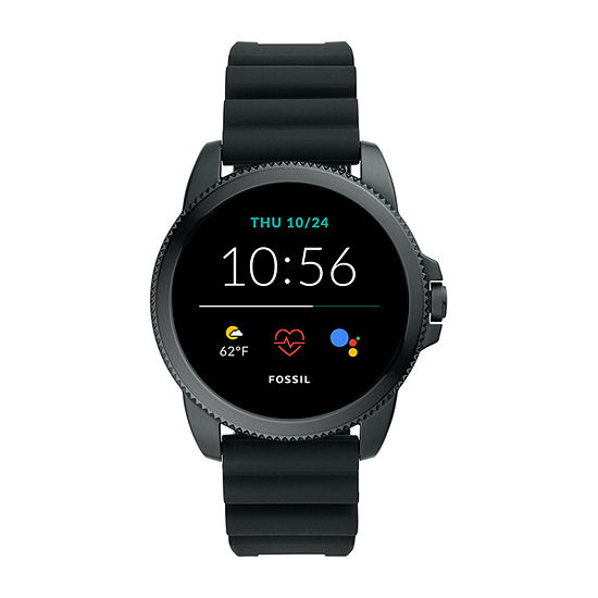 Fossil Smartwatches Gen 5e Mens Black Smart Watch Ftw4047v