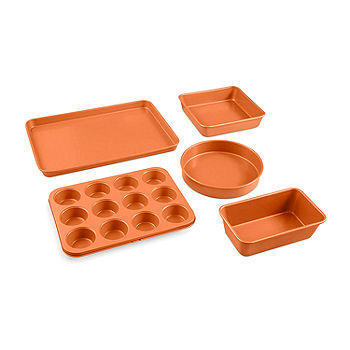 Gotham Steel Hammered Copper Collection – 20 Piece Premium Pots and Pans  Set Nonstick Ceramic Cookware + Bakeware Set for Kitchen