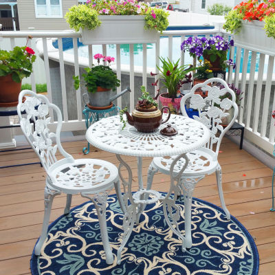 Sunnydaze Patio Collection 3-pc. Bistro Set Rust Resistant
