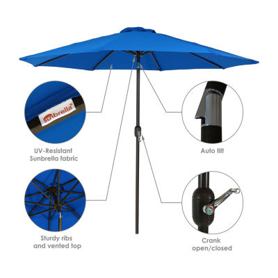 Sunnydaze® 9-Foot Aluminum Patio Sunbrella