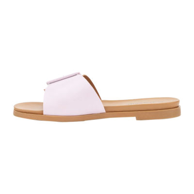 Olivia Miller Womens Slide Sandals