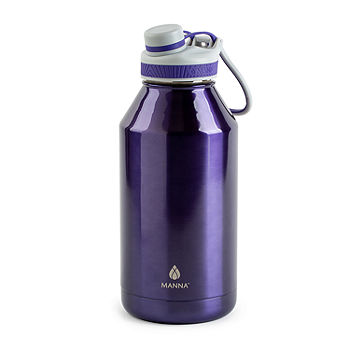 JoyJolt Vacuum Insulated Water Bottle with Flip Lid & Sport Straw Lid - 32  oz - Purple 