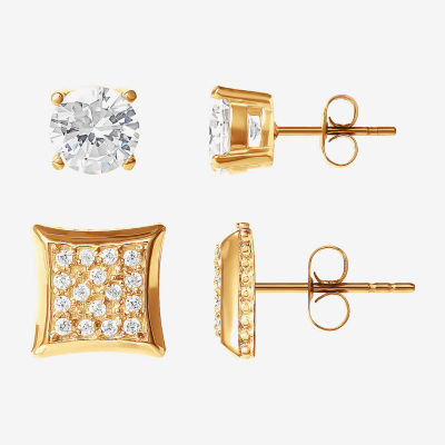 Shaquille O'Neal XLG Mens Cubic Zirconia Stainless Steel 2