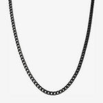 Shaquille O'Neal XLG Stainless Steel 24 Inch Solid Wheat Chain Necklace