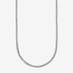 Shaquille O'Neal Xlg Stainless Steel 24 Inch Wheat Chain Necklace