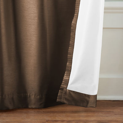 Elrene Home Fashions Versaille Rod Pocket Light-Filtering Single Curtain Panel