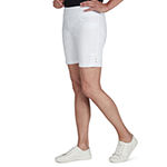 Hearts Of Palm Womens Mid Rise Pull-On Short-Plus
