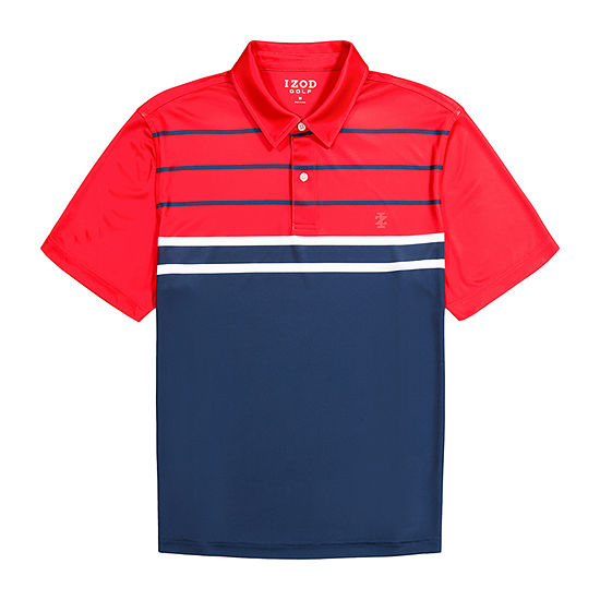 IZOD Big and Tall Mens Classic Fit Cooling Short Sleeve Polo Shirt