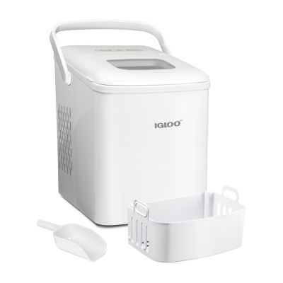 Igloo 26 Lb Self Cleaning Ice Maker with Carrying Handle