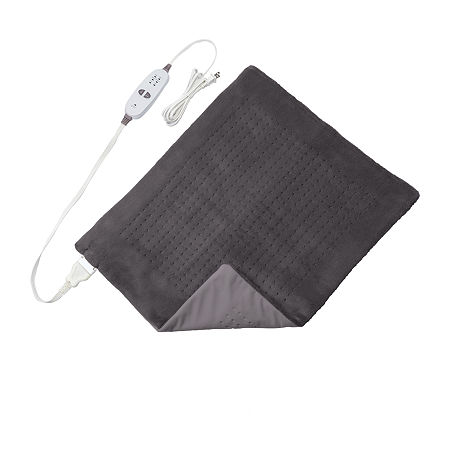 Sharper Image Calming Heat Weighted Heating Pad, One Size, Gray