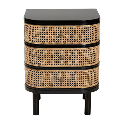 Nabila 3-Drawer Nightstand