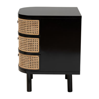 Nabila 3-Drawer Nightstand