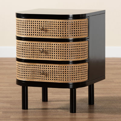 Nabila 3-Drawer Nightstand