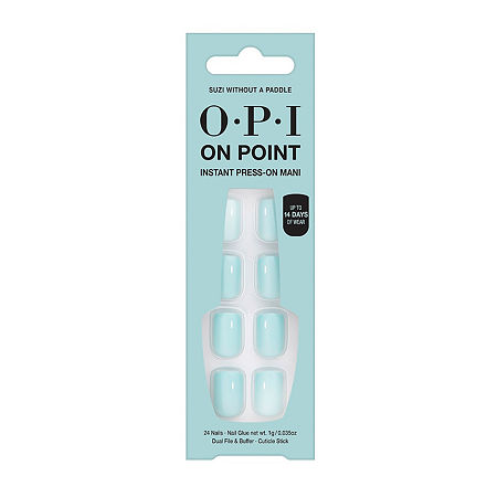 OPI Press Ons 10-pc. Nail Tip, One Size, Blue