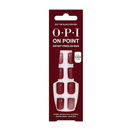 OPI Press Ons 10-pc. Nail Tip, One Size, Red