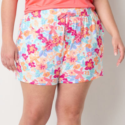 Sleep Chic Womens Plus Pajama Shorts