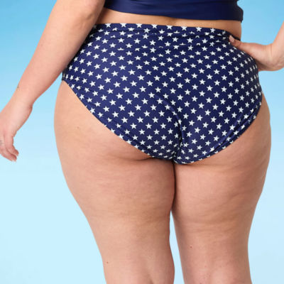 Outdoor Oasis Star Bikini Swimsuit Bottom Plus