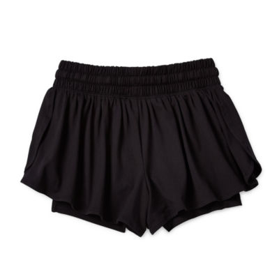 Xersion Little & Big Kid Girls Mid Rise Pull-On Short