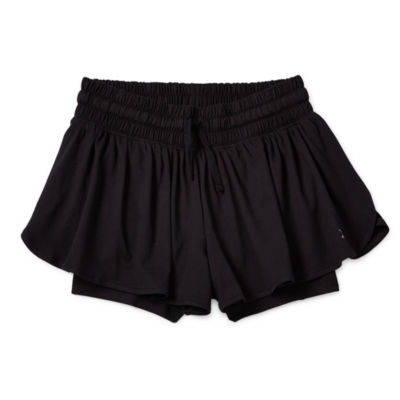 Xersion Little & Big Girls Mid Rise Pull-On Short