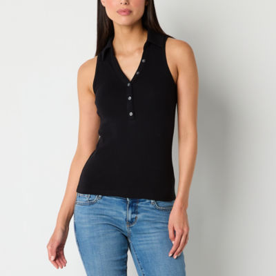 a.n.a Womens Sleeveless Polo Shirt