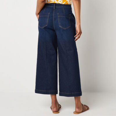 Liz Claiborne Mid Rise Cropped Pants